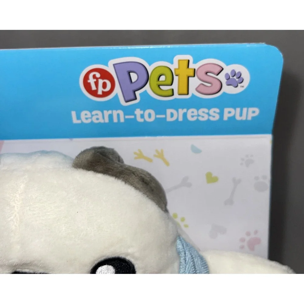 Fisher-Price Fp Pets Learn-To-Dress Pup Preschool Fine Motor Toy For Ages 2+ NEW